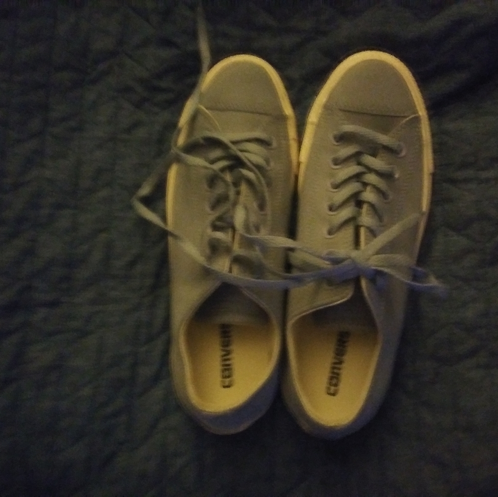 Converse gray new no tags